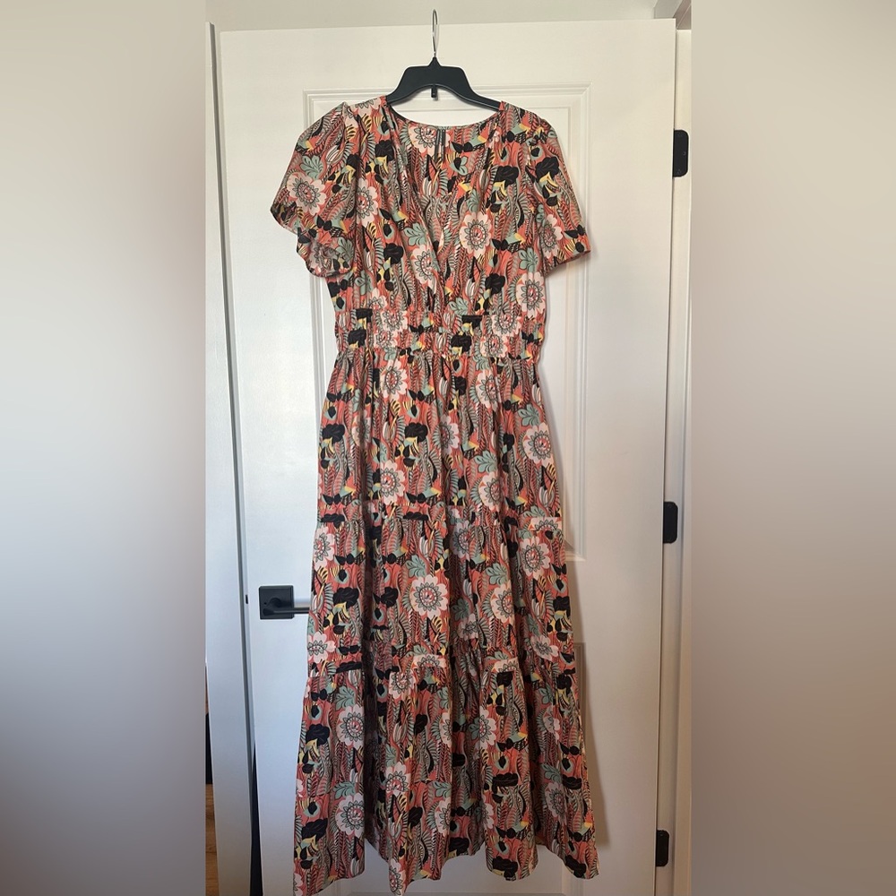 EUC Anthropologie Somerset Maxi Dress XL